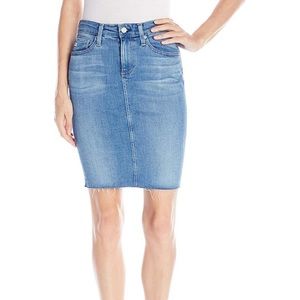 AG Erin Denim Pencil Skirt